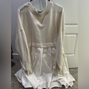 Free People Eleanor Sweatshirt Dress